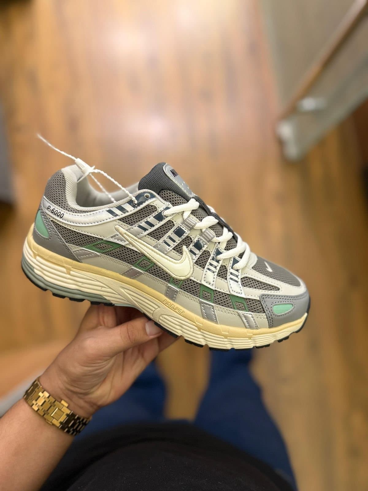 NIKE P-6000 Trainer 'Flat Pewter' - Retro 2000s Mesh Sneaker (FN7509-029) - Thumbnail 7