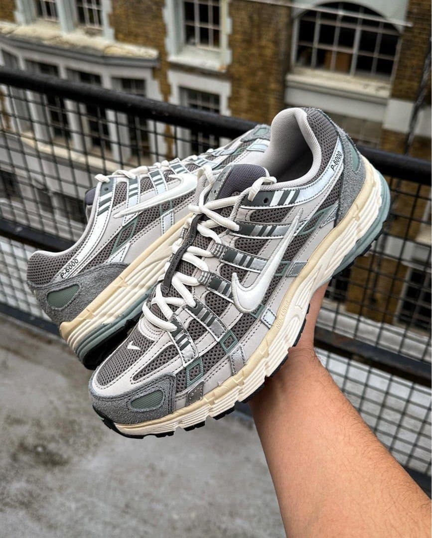 NIKE P-6000 Trainer 'Flat Pewter' - Retro 2000s Mesh Sneaker (FN7509-029)