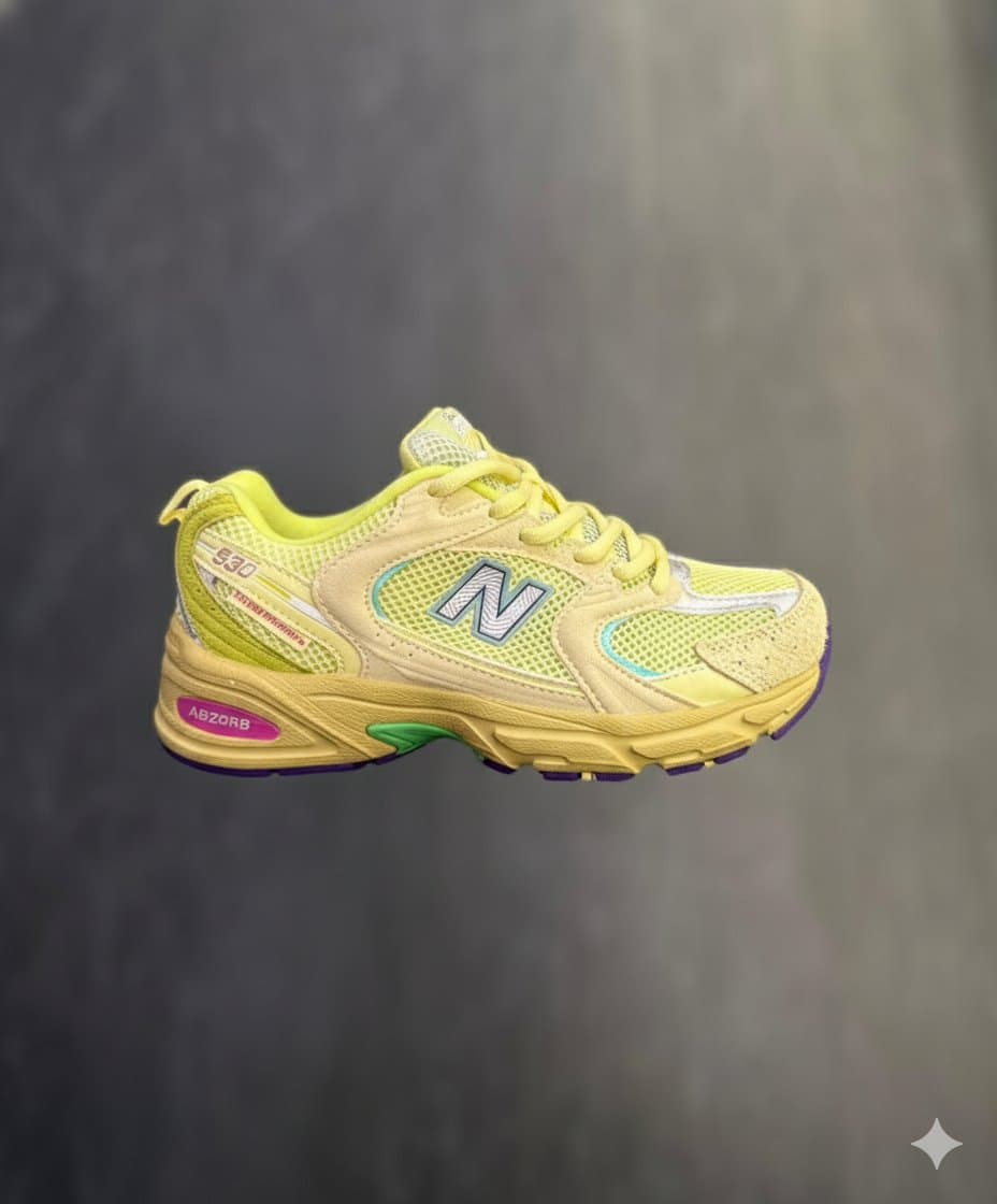 New Balance 530 'Sulphur' Sneakers | Y2K Retro Running Style - Thumbnail 4