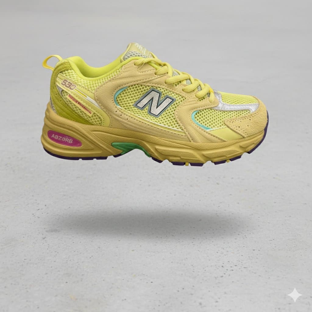 New Balance 530 'Sulphur' Sneakers | Y2K Retro Running Style - Thumbnail 5