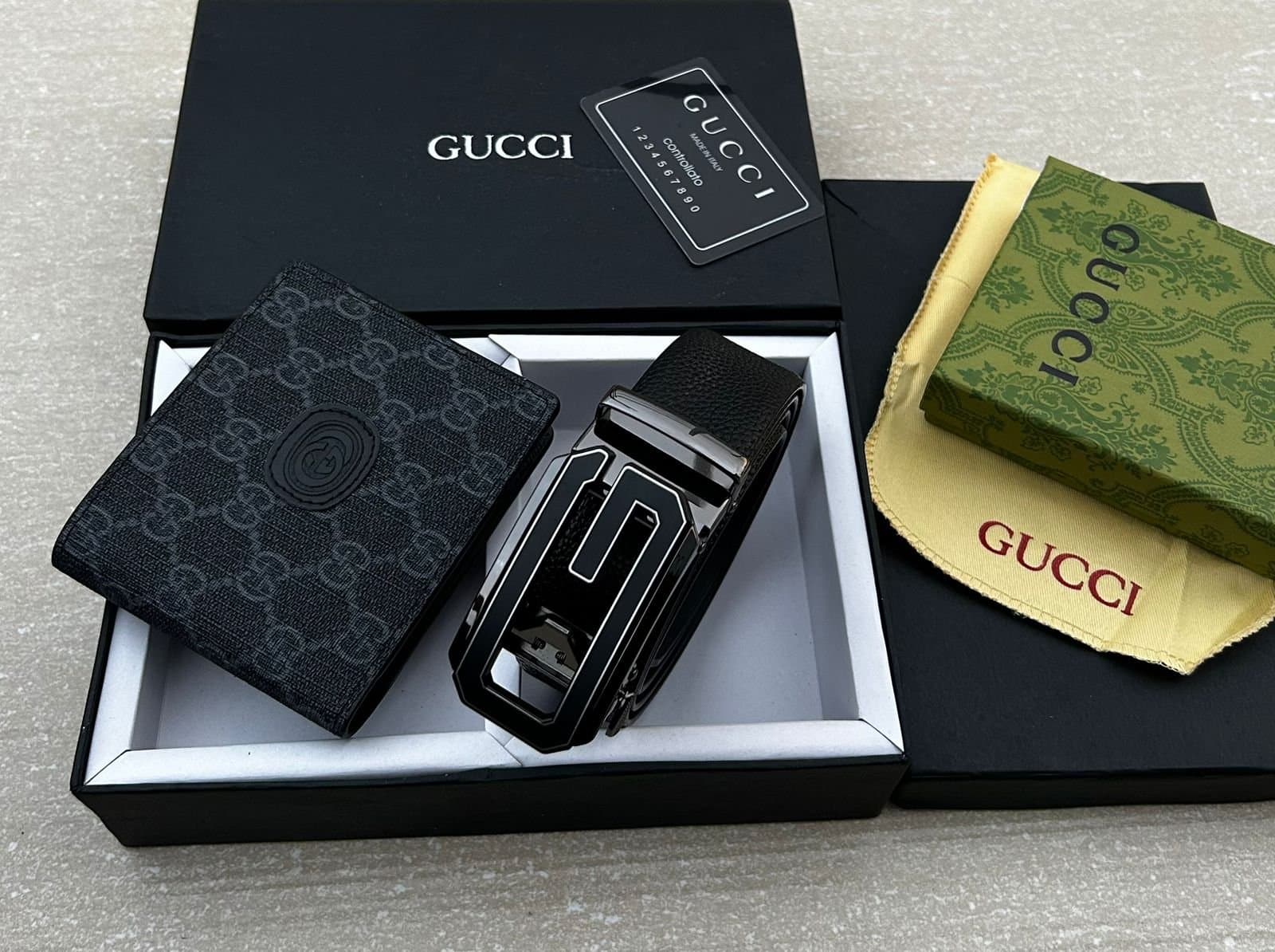 GUCCI Heavy Wallet &amp; Belt Combo - Thumbnail 4
