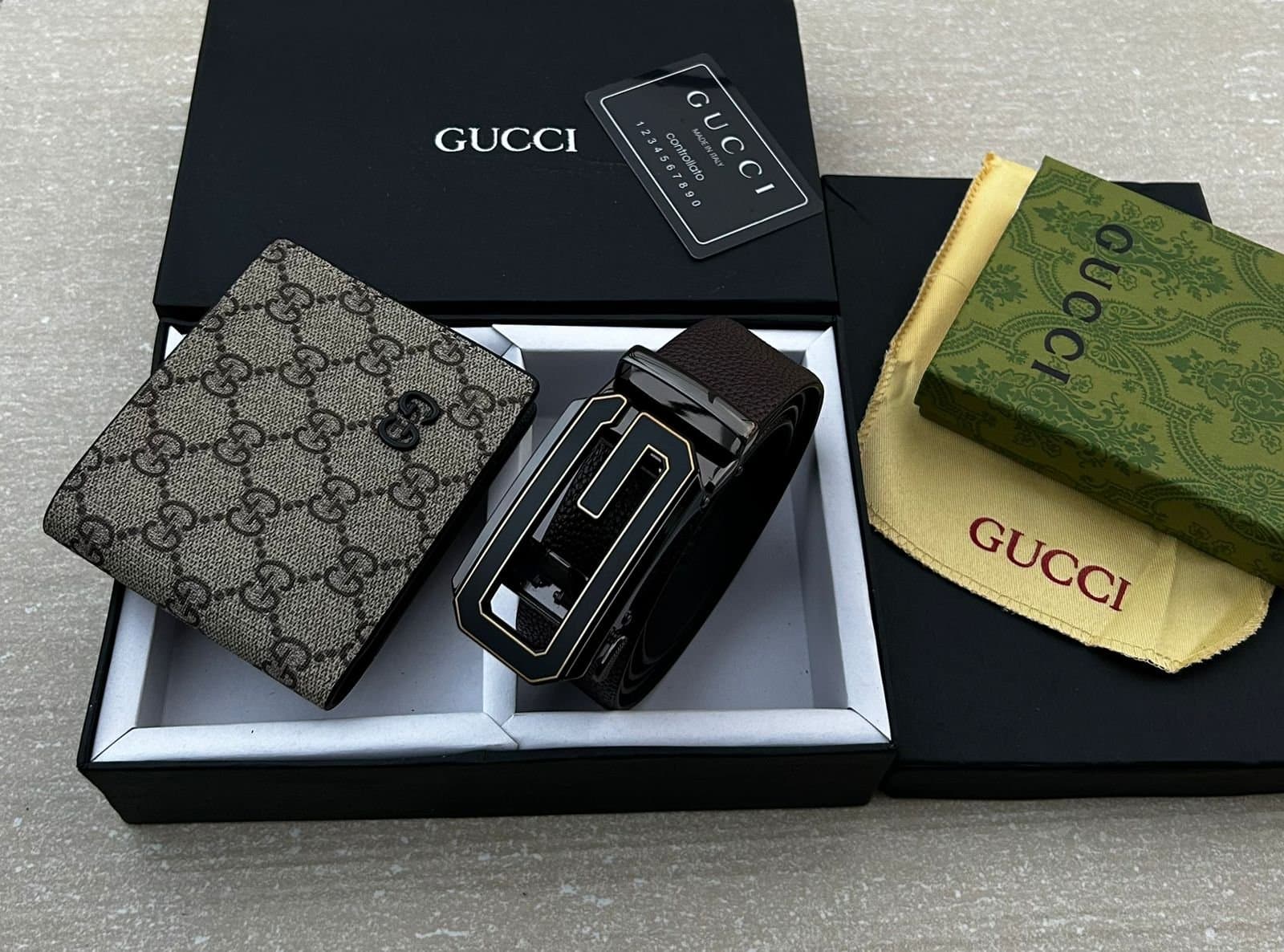 GUCCI Heavy Wallet &amp; Belt Combo - Thumbnail 8