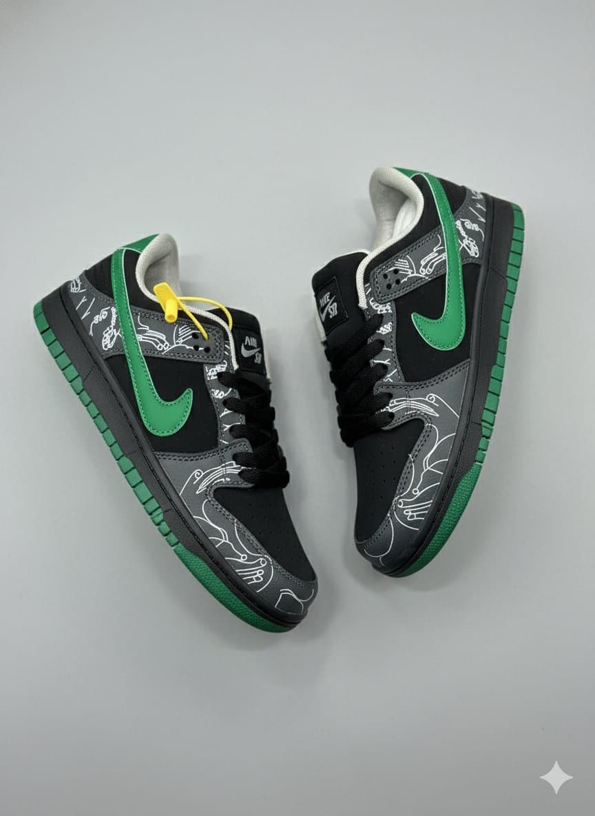 Men's Lifestyle Low-Top Sneakers - Multi-Color Design Collection (Skate/Casual Inspired) - Thumbnail 3