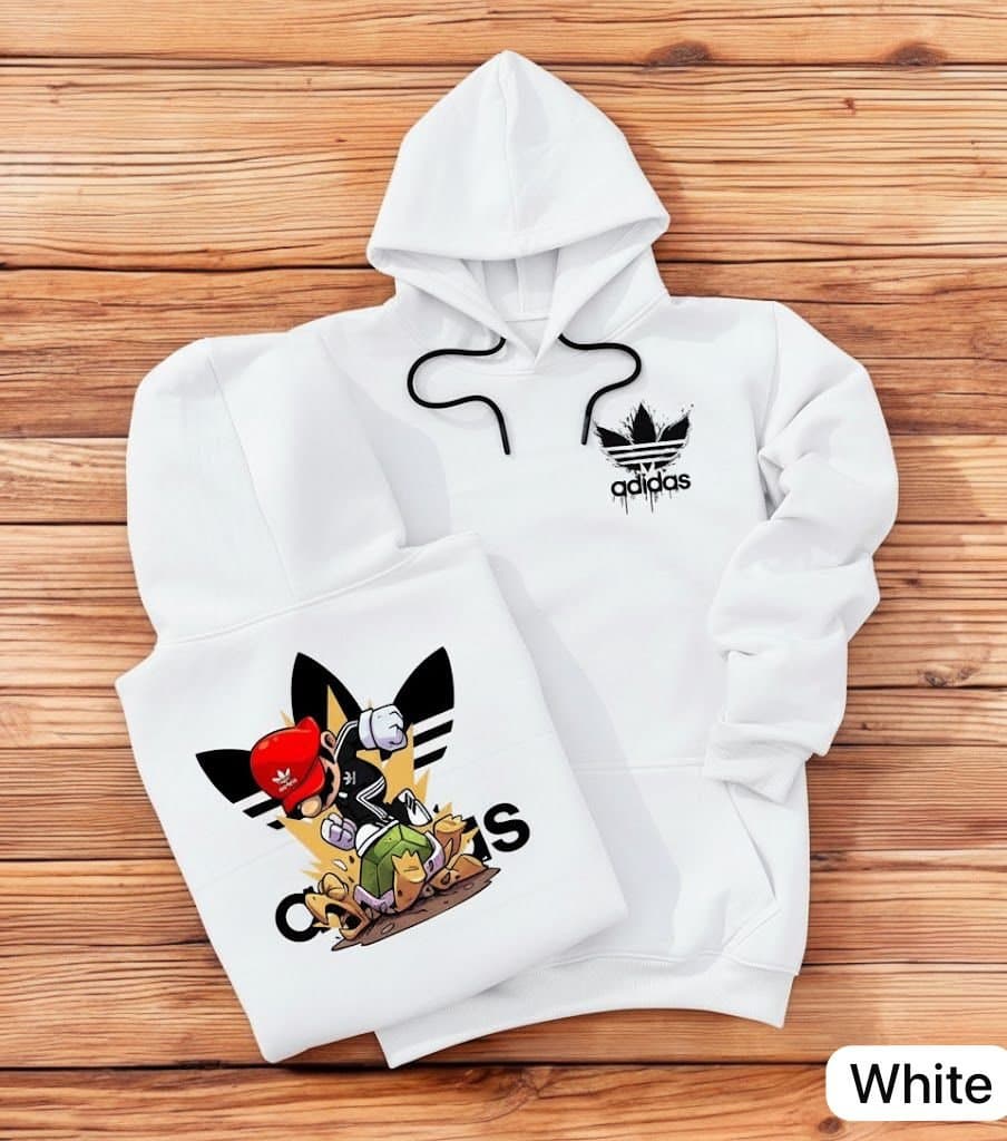 Urban Fighter Cartoon Graphic Hoodie | Pop Culture Pullover Sweatshirt