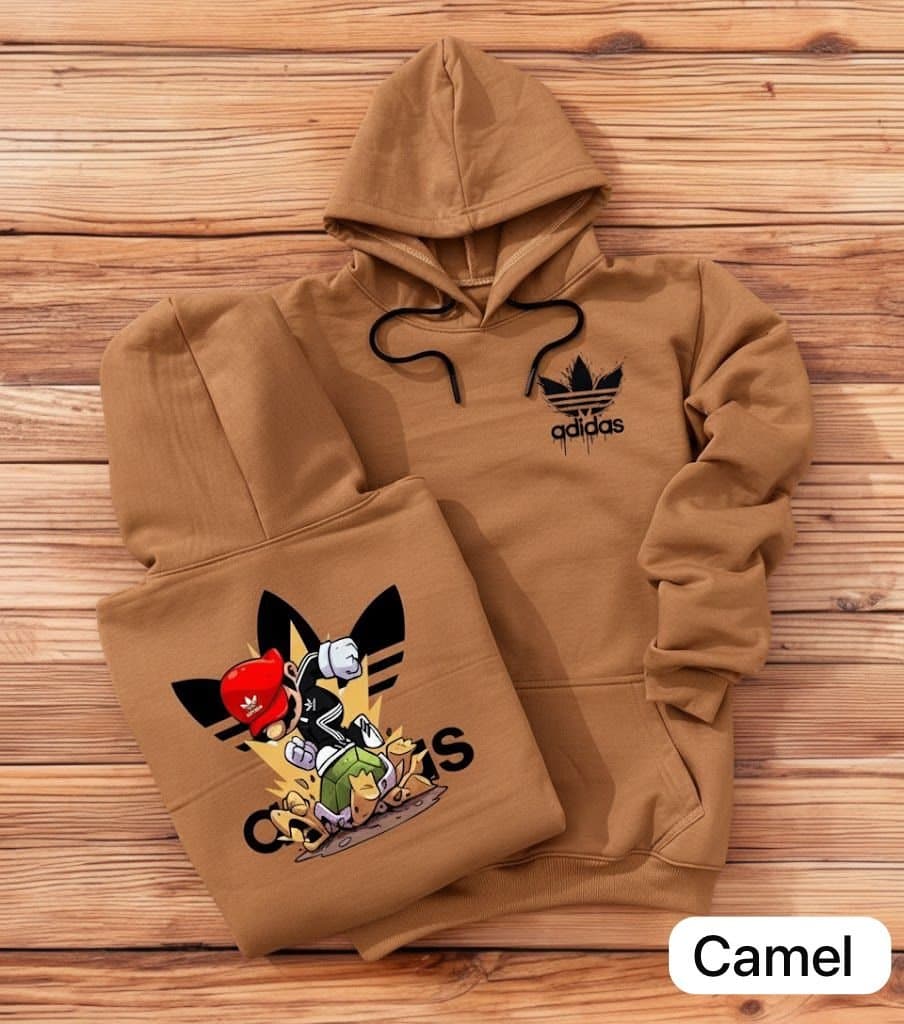 Urban Fighter Cartoon Graphic Hoodie | Pop Culture Pullover Sweatshirt - Thumbnail 5