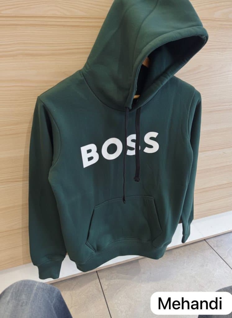 Men's Statement Graphic Print Pullover Hoodie | Soft Fleece Sweatshirt for Casual Wear - Thumbnail 2