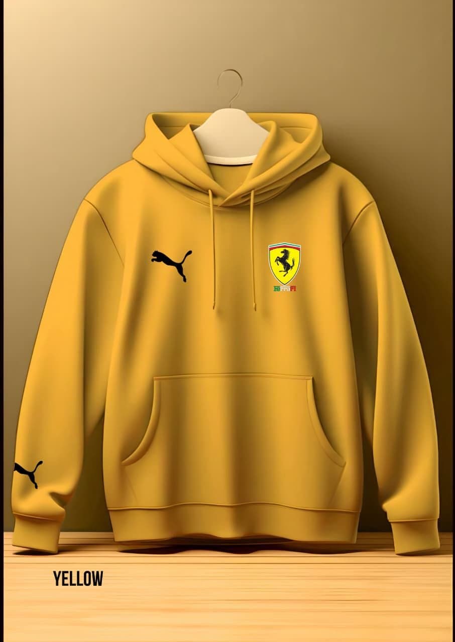 Men's Motorsport-Inspired Graphic Hoodie | Premium Fleece Pullover Sweatshirt - Thumbnail 5