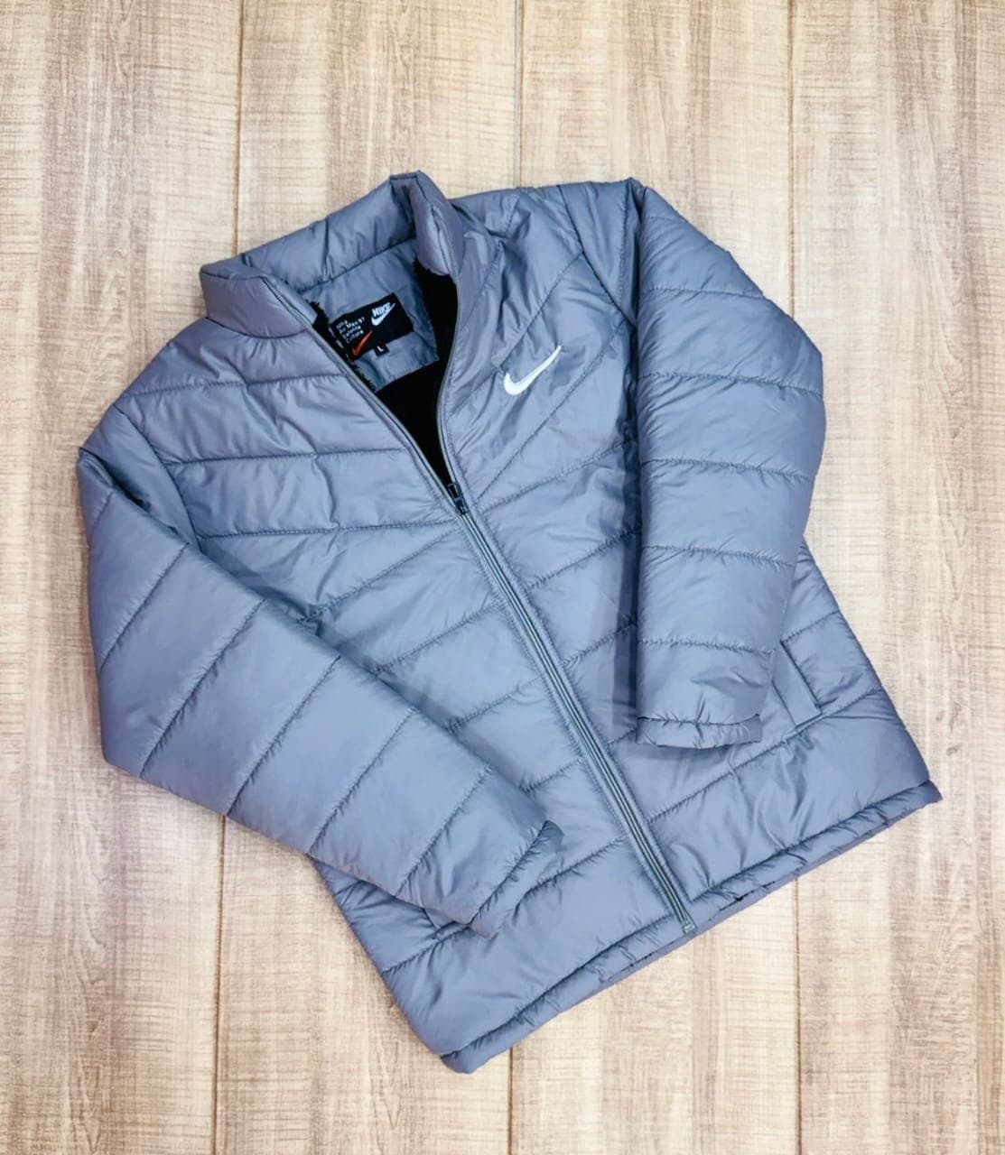 Men's Lightweight Quilted Puffer Jacket | Insulated Full-Zip Winter Coat