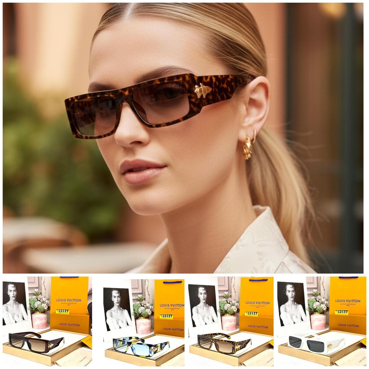 Louis Vuitton Women’s UV Protected Designer Sunglasses – Premium Collection