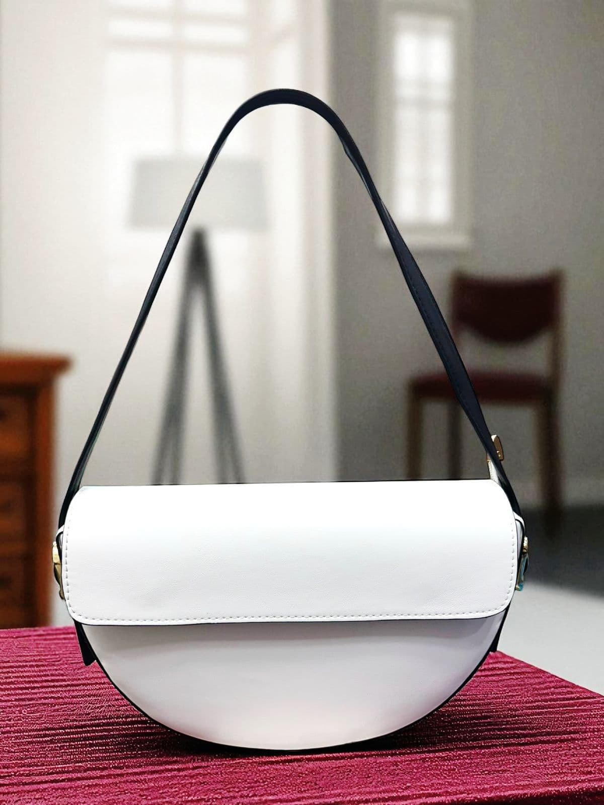 New Trendy Sling Bag for Women – Premium Half Moon Handbag - Thumbnail 7