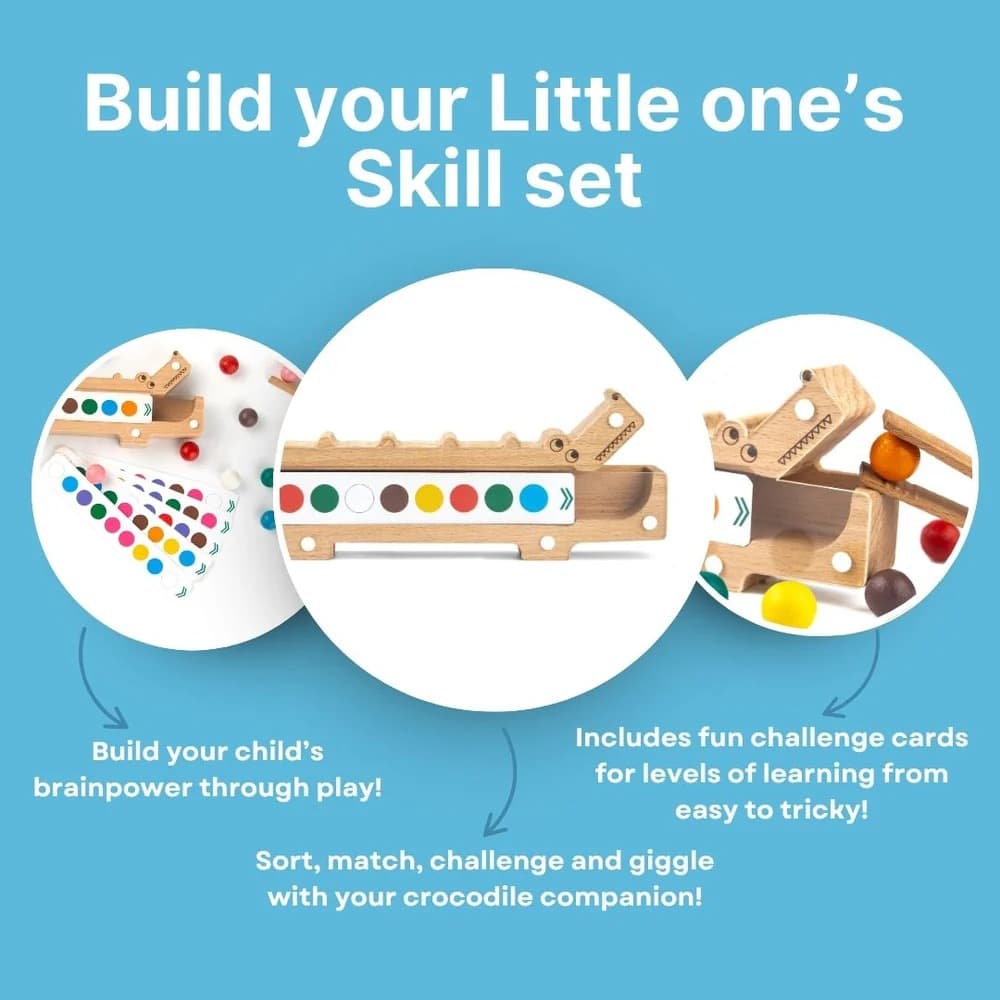 color matching wooden toy for toddlers