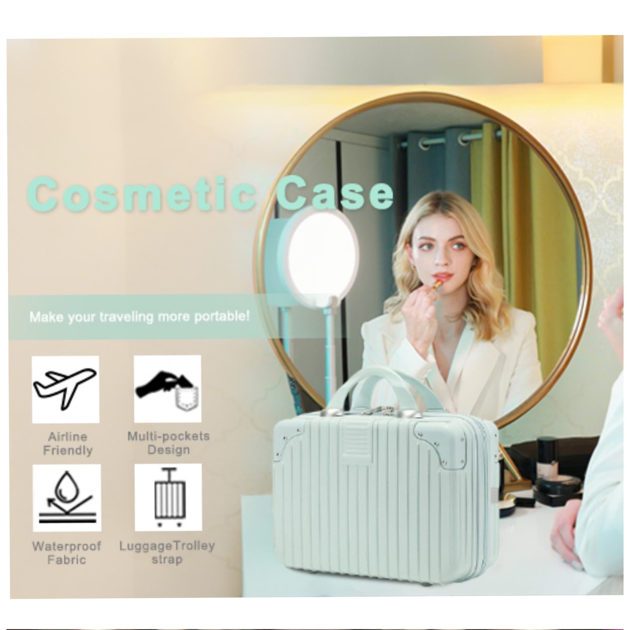 Lining Vanity Case – Travel Friendly Cosmetic Storage Box (1 Piece) - Thumbnail 5