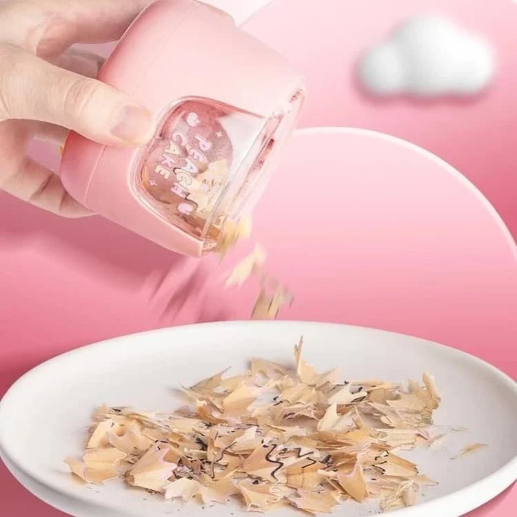 Space Design Electric Pencil Sharpener for Kids | Battery Operated Cartoon Sharpener with Tungsten Steel Blade - Thumbnail 2