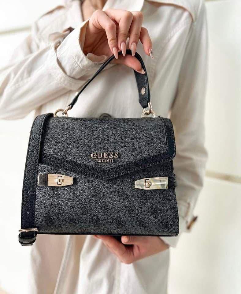 GUESS Henkeltasche Zadie 4G Logo Handbag with Long Belt & Dust Bag - Thumbnail 7