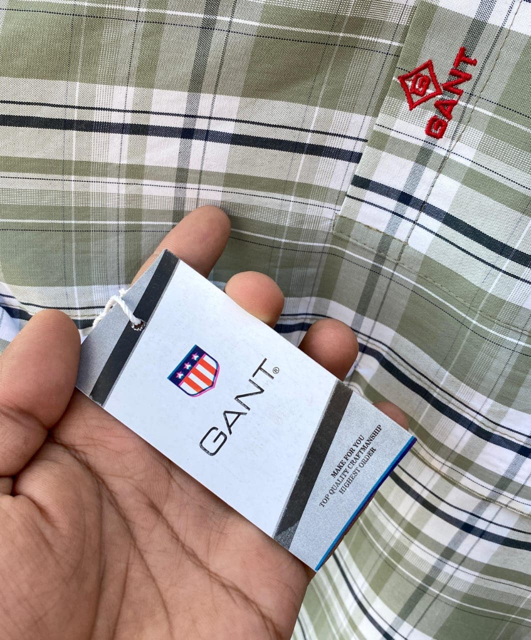 GANT Men’s Checkered Full Sleeve Shirt – Pure Cotton Button-Down - Thumbnail 5