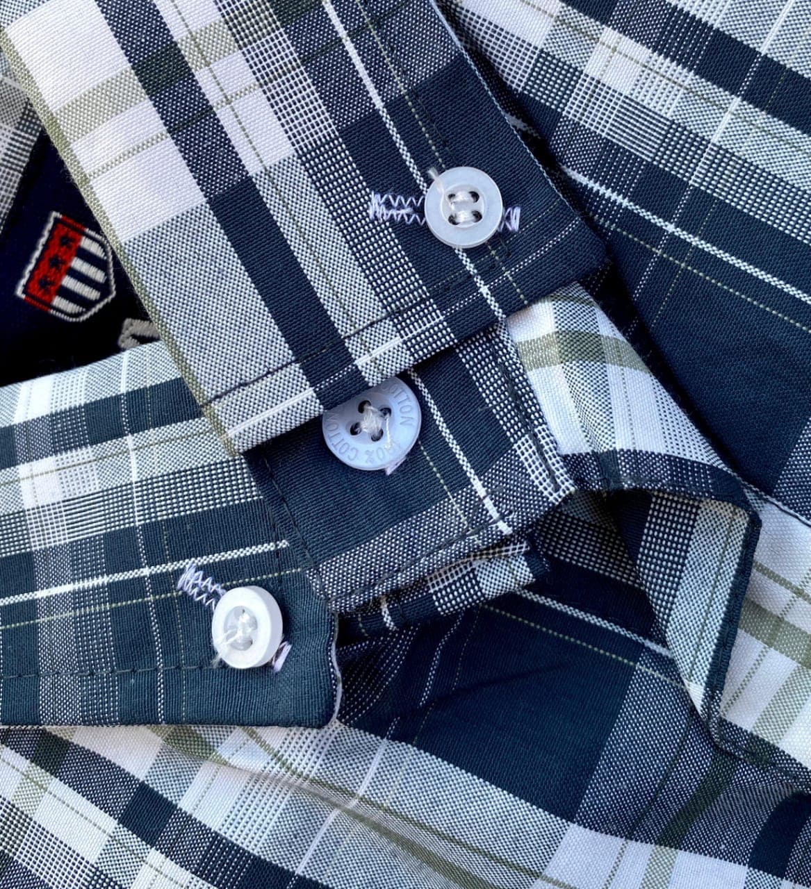 GANT Men’s Checkered Full Sleeve Shirt – Pure Cotton Button-Down - Thumbnail 4