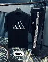 ADIDAS Tracksuit with Three Stripes (T-shirt + Lower)