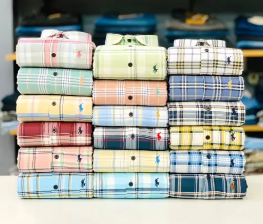 RL Polo Premium Cotton Full Sleeve Shirt – Combo of 4 (Regular Fit)