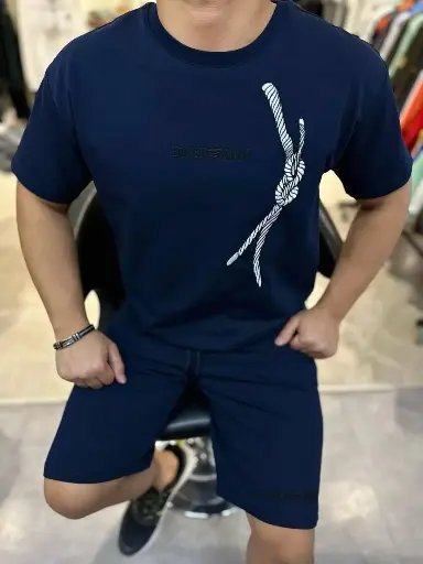 Emporio Armani Premium Cotton Tracksuit (T-shirt + Shorts)