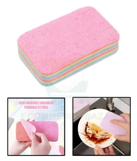 Rainbow Cleaning Rag Sponge – Bright, Tough & Super Absorbent